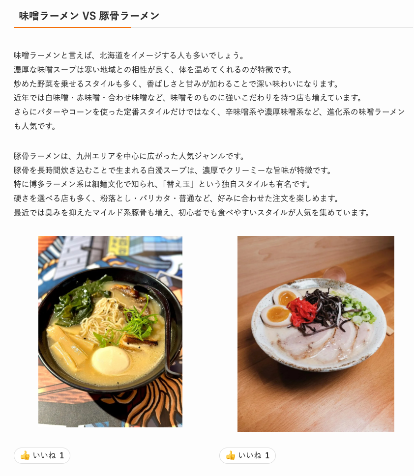 Mybest Like Lite のいいねボタン設置例